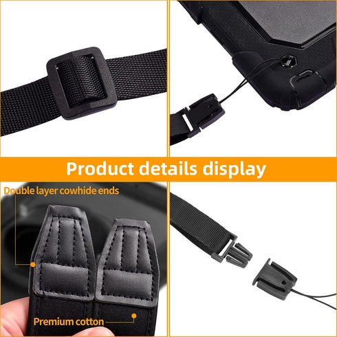 2 FIEIL Pank Universal Neoprene Neck Shoulder Strap Soft Camera Strap with Anti Slip Material for Video Camcorder