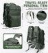 Backpack Backpacks 18x14x8 inches Daypack,BrownGreen BOXSAM Large Vacuum Travel with Pump for Women, Personal Item