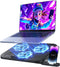 AISUNKUTECH Laptop Cooling Pad with 3 Quiet Fans, 5-Level Height Adjustable Ergonomic Stand,