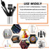 Computer PC Keyboard Laptop Electronics Camera Small Cleaning Brush Kit, Black, Set of 7