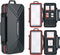 PROfezzion 48 Slots Universal Weatherproof Memory Card Carrying Case, Anti-Shock Storage Holder for SD Cards