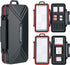 PROfezzion 48 Slots Universal Weatherproof Memory Card Carrying Case, Anti-Shock Storage Holder for SD Cards