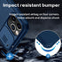 imluckies iPhone 12 Pro Max Case with Camera Cover, Hard PC Back & Soft Bumper, Protective Slim Fit