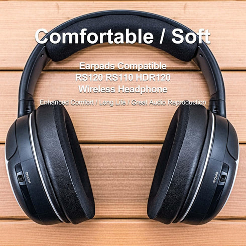 RS120 Cooling Gel Earpads - Hybrid Cooling Gel Replacement Cushion for RS120, RS 110, HDR120 Headphones