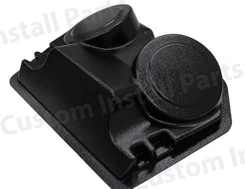 Speaker and Stereo Overhead Console Housing, Compatible with Golf Cart, UTV, Polaris RZR, Marine (Empty Console)