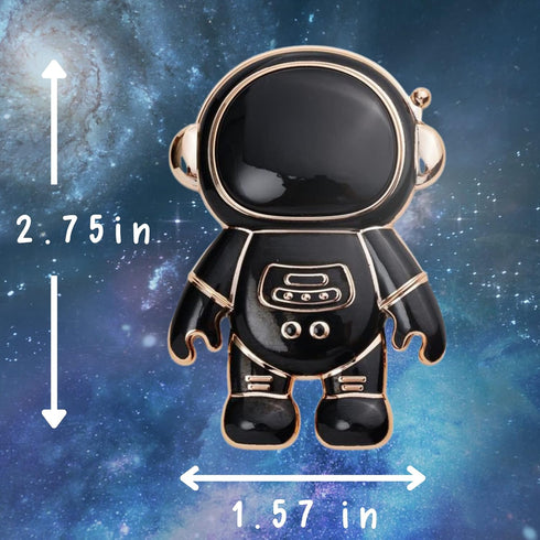 2 Pack Astronaut Phone Ring Holder Finger Kickstand - Cute Foldable ABS Space Phone Back Grip for All Phones and