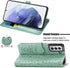 CCSmall Cartoon Cute Wallet Case for Samsung Galaxy S22, Cat Dog Style Flip Cover with ID Card Holder, PU Leather MG