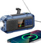 libovgogo Emergency Weather Radio with IPX5 Waterproof Portable Bluetooth Speaker,USB-C Solar Hand Crank,NOAA