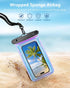 Floating Waterproof Phone Pouch, IPX68 Case with Lanyard for iPhone 15 14 13 12 Pro Max Samsung S24 S23 S22, Dazzling