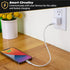 Scosche HPDC20WT-SP Fast Charger, PowerVolt 20W Mini Cube USB-C Wall Adapter, 4X Faster Power Charge, Portable Outlet