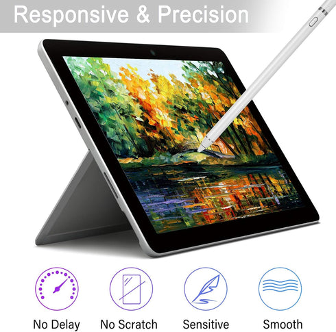 Active Stylus Pens for Touch Screens, Digital Stylish Pen Pencil, Rechargeable Compatible with Most Capacitive Screens