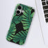 DistinctInk 17 Tough Case for iPhone - Compatible with MagSafe - Tropical Banana Leaves