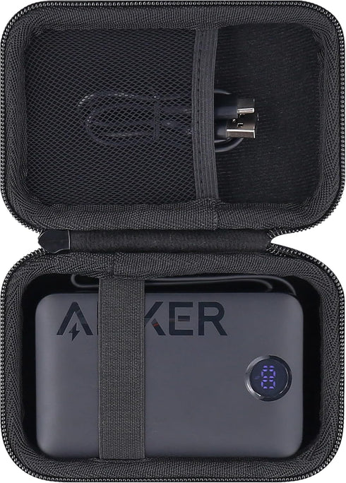 khanka Hard Case for Anker 20,000mAh Portable Charger, 22.5W High-Speed Power Bank with Built-in USB-C Cable