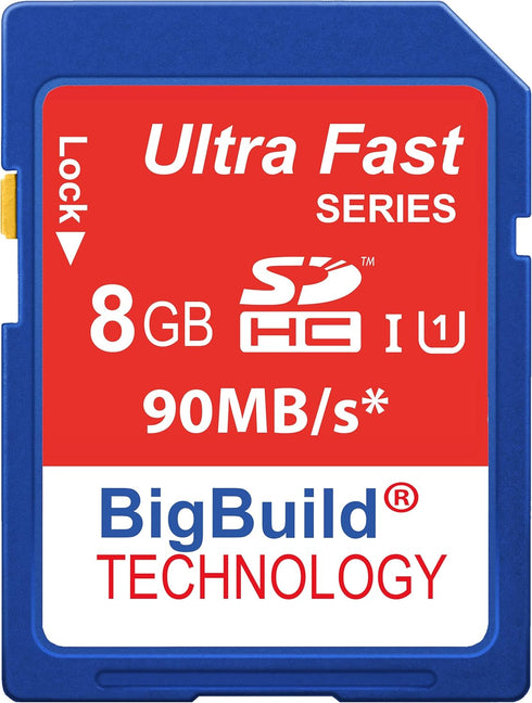 8GB Ultra Fast SDHC Memory Card 90MB/s for Kodak PIXPRO AZ252, AZ401, AZ421, AZ422, AZ527, AZ528, AZ651