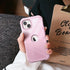 IDweel Glitter Pink iPhone 15 Plus Case: Luxury 3-in-1 Shockproof Hybrid with Screen Protector & Slim Fit Heavy Duty