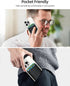 Phone Card Holder, Premium Leather Stick-On Wallet, Strong Adhesive Pocket for iPhone, Samsung & Most Smartphones, Fit