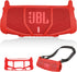 GETGEAR Silicone Cover Sleeve for JBL Charge 5, Portable Bluetooth Speaker, Featured Design with More Protection, Red