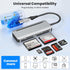 Bawanfa Plus 6-in-1 2.0 5Gbps 6 CFast Card Reader, USB C & USB A Multi Card Reader for CFast/MS/CF/SD/TF/XD - CFast