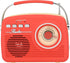 Supersonic SC-1201BT Retro Portable Bluetooth Speaker, Vintage Vibes, AM/FM Radio, USB/SD Card/AUX Inputs for Kitchen