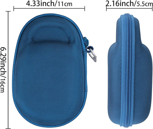 co2CREA Hard Carrying Case for JBL Clip 5 Waterproof Portable Wireless Mini Bluetooth Speaker (Blue)