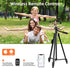 Fotopro 51'' 3-Way Camera Tripod, Lightweight Portable Travel Tripods for Camera and Phone with Head Remote Control