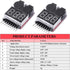10 Pieces 2-in-1 Lipo Battery Voltage Tester Low Voltage Buzzer Alarm for 1-8s Battery Capacity Monitor
