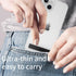 Mini Phone Kickstand, Folding Invisible Portable Metal Cell Phone Stand Holder for Desk, Compatible with All Cellphones