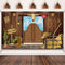 Western Party Decorations, 70.8 x 43.3 Inch Large Cowboy Backdrop, Rustic Wild West Theme Banner for Baby Shower Photo