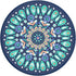 PopSockets : PopGrip with Swappable Top for Phones and Tablets - Butterfly Mandala Teal