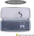 LTGEM Hard Case for Logitech MX Keys/MX Keys S Advanced Wireless Illuminated Keyboard and Palm Rest