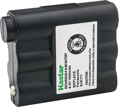 Kastar 2-Pack Replacement Battery for Midland BATT5R, AVP7, FRS-005, GXT-300, GXT-325, GXT-550, GXT-555, GXT-700
