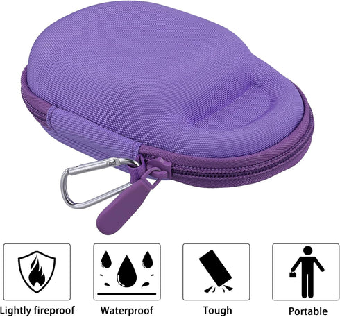 co2CREA Hard Carrying Case for JBL Clip 5, Waterproof Portable Mini Bluetooth Speaker
