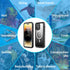 Hllhunkhe Waterproof Case for iPhone 14 Pro Max, Full Body Shockproof Dustproof with Screen Protector, Black 6.7''