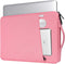 15.6 Inch Waterproof Laptop Case Bag for Women, Chromebook Sleeve for HP Spectre x360, Lenovo Flex 5, Acer Aspire (Pink)