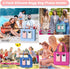 OUTXE 2 Pack Phone Holder for Bogg Bag, Silicone Cell Phone Accessories, White and Pink Insert for Simply Southern