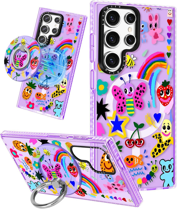 Lotadilo Cute Case for Samsung Galaxy S25 Ultra for Women Girls - Funny