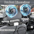 Back Seat Car Fan for Kids - Battery-Free Dual Adjustable Air Circulation