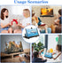 14" 3D 14inch) Screen Amplifier for Cell Phone, HD Amplifier Projector Horizontal Screen Enlarger for Movies, Videos