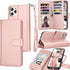 Tekcoo Wallet Case for iPhone 11 (6.1 inch) 2019, Luxury ID Cash Credit Card Slots Holder, Rose Gold