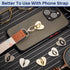 6 Pcs Cell Phone Ring Holder Stand, Adhesive Metal Finger Grip Universal Ring Holder for Cell Phone Tablet Accessories
