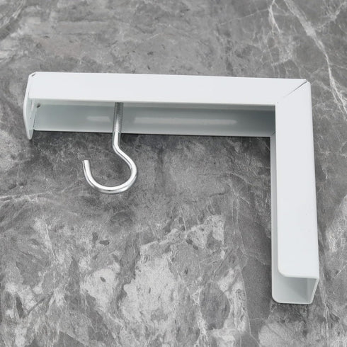 The Lord of the Tools Projector Screen L-Bracket Mounting Hanger Holder, Adjustable Extension with Hook for 20KG