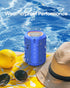 Portable Bluetooth Speaker with Lights, Crystal Clear Sound, IPX5 Waterproof, All Day Playtime, Bluetooth 5.3, TWS
