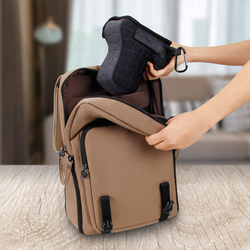USA Gear DSLR Camera Case/SLR Sleeve with Zippered Accessory Storage, Neoprene & Holster Loop