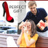 Shoe Phone Stand Holder - Chic Polyresin Cell Phone Stand Display for Home, Desk, Office Table - Stable Base, Wide Size