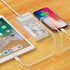 USB Charging Stations, 50W 10A, 10 Ports Multiple Charging Block/Power USB Strip for iPhone, Android, Smartphone,