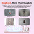 SEMBO Silicone Suction Phone Case Adhesive Sticky Grip Stand with Mag-Back for MagSafe Car/Wall Mounts, Strong Magnetic