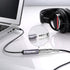 DUKABEL 1/4 to 3.5mm Adapter, Female to Male Headphone Adapter, 30CM/12 inch for Headphone, Guitar, Amp