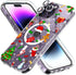 Choiche iPhone 14 Pro Magnetic Case - Glitter Christmas Tree, Clear Bling, with 3x Diamond Lens & 2x Tempered Glass