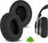 Geekria Comfort Mesh Fabric Replacement Ear Pads for Turtle Beach Stealth Pro Headphones (Black)