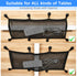 Cable Management Net Under Desk Kit, ZZM Privacy Mesh Wire Manager, Large Capacity Cord Organizer Net for Office, Home,